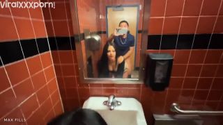 Vanessa Marie, Vanessa, bff Public Vanessa Marie Pounds Sisters BFF In Public Restroom Fuck Video-7