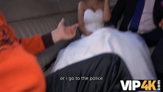 enticing bridetobe rocks out with injured guy before band.-3