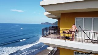 Indoor Paradise: Hot Penthouse Balcony Action in Jaco Beach-9