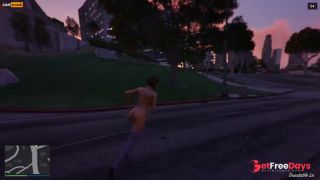 [GetFreeDays.com] GTA V Nude Mod Installed Game Play Part 19 GTA 5 Missions Story Mode Adult Film March 2023-8