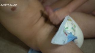 Playtime Diapered Handjob – Mommyandbabyd - (Webcam)-4