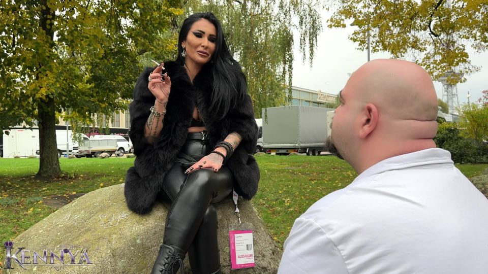 clip 4 Mistress Kennya – My outdoor ashtray | smoking | femdom porn dillion harper femdom