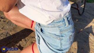 Wild Bunny EU 39, Bodo 41-39 year old MILF wife gets fucked outside by her horny hardworking husband Full HD - Natural tits-3