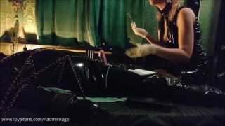   Ballbusting LoyalFans: Lady Naomi Rouge - Rubber Cbt Sounding Treatment   Ballbusting-2