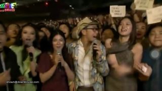 Incredible wardrobe malfunction during a TV celebration in Japan voyeur -3