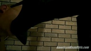 The slave under the stairs -  ballbusting-7