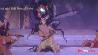 Hot Sexy Girl Fight in Public for Fun . Hentai Porn Game Play 2-8