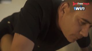 Blonde play with ice and have rough sex penetration by Big dick, Naty Delgado, JeanPaul-4
