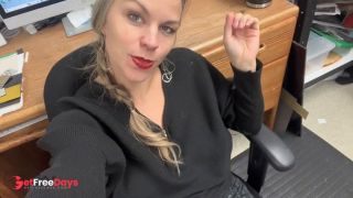 [GetFreeDays.com] Hot Blonde MILF Crystal Cash Back at Work Finger Fucking Herself At Her Desk Adult Leak March 2023-0