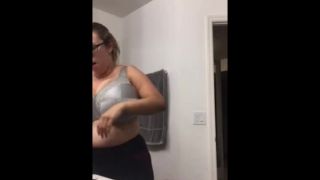 Candid – unknown babe with colossal oversize 38M - cup Wo W part 9. - Big boobs-5