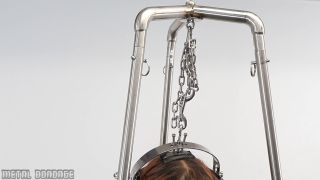 Femdom porn  MetalBondage – Sub Maya – the Halo Frame   Metal Bondage-5