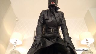 xxx clip 25 stinky feet fetish fetish porn | Kinky Leather Clips – Fetish Liza – Hooded leather mistress worship | masturbation instructions-1