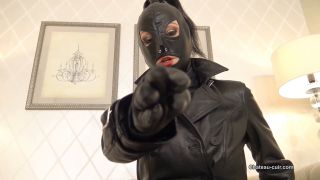 xxx clip 25 stinky feet fetish fetish porn | Kinky Leather Clips – Fetish Liza – Hooded leather mistress worship | masturbation instructions-5