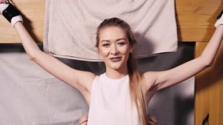 TickleTherapy - Blondie Natalya stand up tickle therapy by Natalya Anatolievna.-8