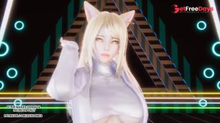 [GetFreeDays.com] MMD EVERGLOW - Bon Bon Chocolat Ahri Sexy Kpop Dance 4K 60FPS Adult Stream October 2022-3