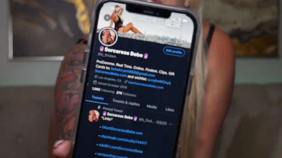 free xxx video 24 amazon femdom SorceressBebe – Sissy Bimbo Exposed, masturbation instructions on masturbation porn