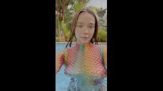 Kate Kuray's Rainbow Fishnet Tease in FullHD 1080P Wow-7
