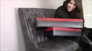 free porn clip 36 Miss Melissa - Foot Worship and Chastity for Leather Crazed BF on femdom porn smoking fetish websites-0