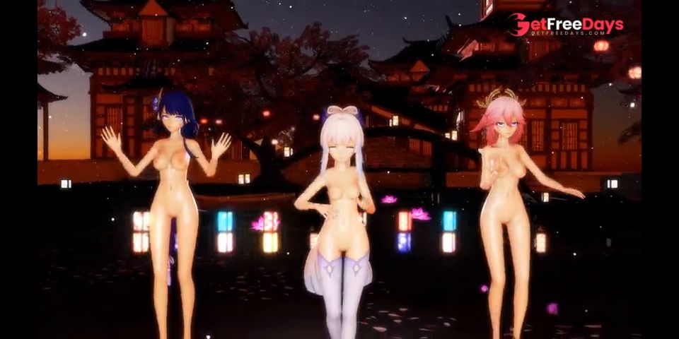 Genshin porno dance 4K mmd