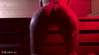 Red Fox - Sexy Babe Jerk Off Cock Lover And Foot Fetish After Shower Pov - Footjob-1