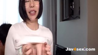 Horizontal Media Shy Girl Shows off Her Mega Tits in 3p - Horny Asian Slut-2