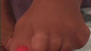 adult video 45 CHANEL&39;S FOOT TEASE | pink toe polish | high heels porn young amateur sex-5