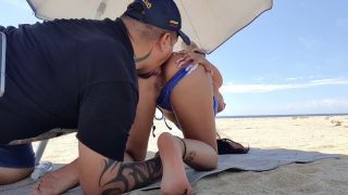 Sadomex - SEXO EN LA PLAYA DE LOS CABOS CON HERMOSA CHICA DE NOMBRE BARBARA MONT - Latin-0