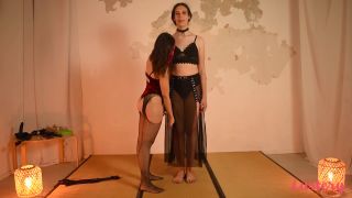 6201 Abril Laura And Lia Glitter Poetic Punishing Practice-2