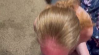 Blowjob Sucking gagging daddys cock and he fucks my face-3