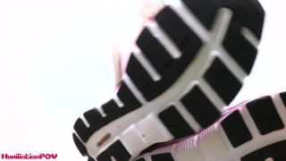 adult clip 24 HumiliationPOV – Lick My Sneakers, Suck My Socks, Earn Your Way To My Feet on pov femdom blowjob-3