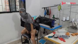 Exotic Indian woman masturbating at her workplace, her buttocks are charming-2
