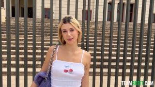 25-01-05 Angelique Lapiedra Petite Spanish Blonde Is Desperate for American Cock 1080p - Passport Bros - Lapiedra-1