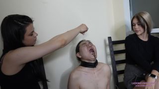 online adult clip 29 Licking Girls Feet: Nicole And Selena - Eat Our Ashes And Cigarettes, Asian Idiot! on femdom porn darla crane femdom-9