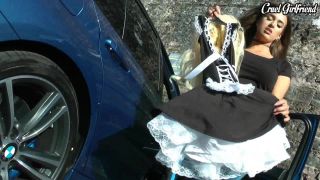 online adult clip 41 Cruel Girlfriend - Maid To Wash My Exs Car on femdom porn femdom lingerie-4