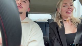 Picked Up An Elegant Blonde On A Cool Days - Public-1