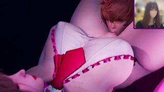 HornyCat - 【M男向け】【アンダーザウィッチ】ドS女騎士の騎乗位、M男のクンニ 3Dアニメ Hentai 「No talking」 【UNDER THE WITCH】-0