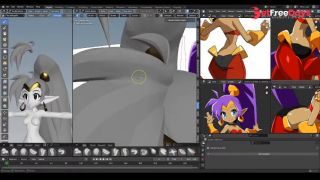 shantae modeling stream 2-0