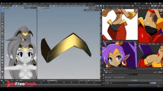 shantae modeling stream 2-1