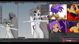 shantae modeling stream 2-2