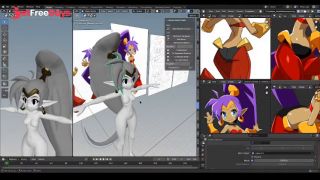 shantae modeling stream 2-3