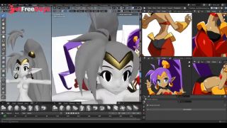 shantae modeling stream 2-5