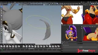 shantae modeling stream 2-8