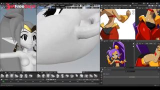 shantae modeling stream 2-9