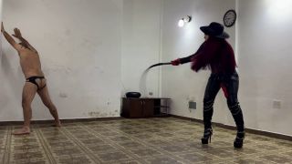 LATIN BEAUTIES IN HIGH HEELS: "BQ FIERCE BULLWHIPPING IN FULL LEATHER BY THE BOOTSQUEEN" (1080 HD) (2025)-5