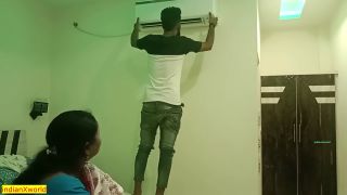 Indian cheating wife has hot sex with ac technician.-2