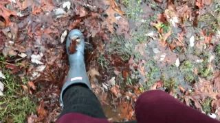 Pt 1 BuddahsPlayground - Hunter Rain Boots In Deep Water-2