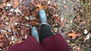 Pt 1 BuddahsPlayground - Hunter Rain Boots In Deep Water-3