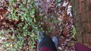Pt 1 BuddahsPlayground - Hunter Rain Boots In Deep Water-6