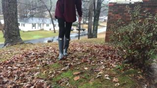 Pt 1 BuddahsPlayground - Hunter Rain Boots In Deep Water-7