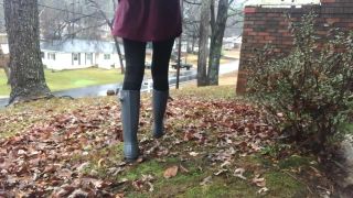 Pt 1 BuddahsPlayground - Hunter Rain Boots In Deep Water-8